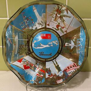 Vintage Bermuda Decorative Dish – Souvenir Ceramic Trinket Plate / Dish